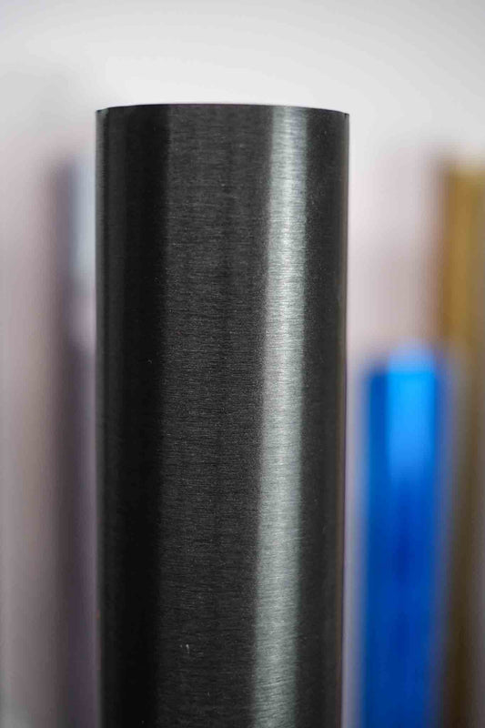 BRUSHED BLACK STEEL